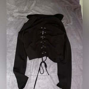 Fashion nova - Like new blouse jacket with cross back detailing